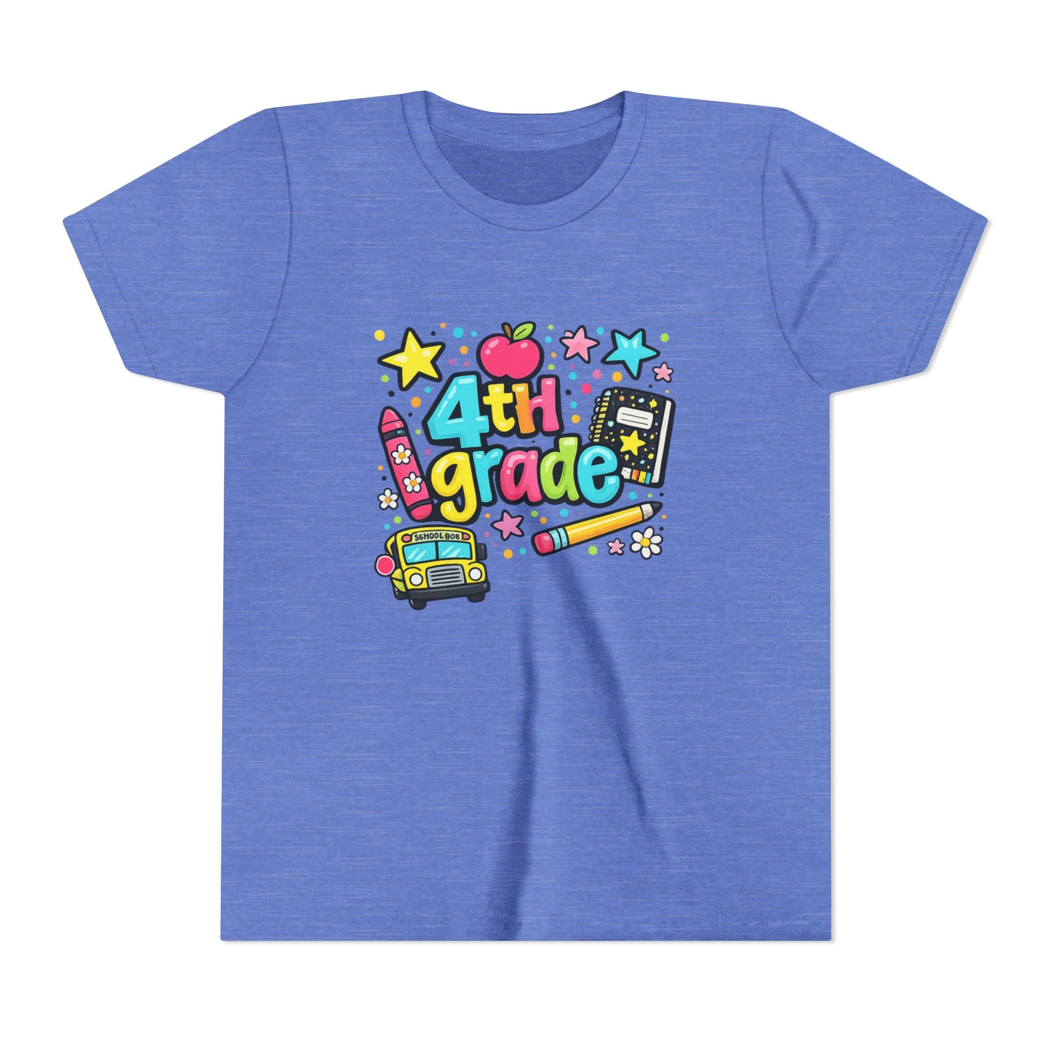 Youth 4th Grade Doodle Dot Grade Level Tee