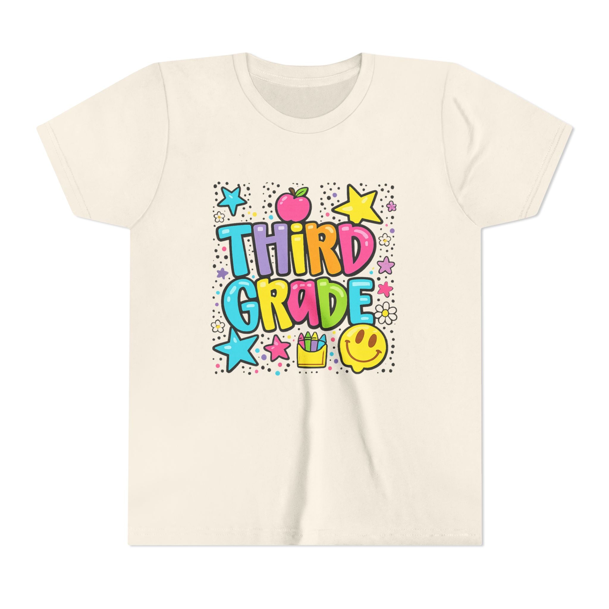 Youth 3rd Grade Doodle Dot Grade Level Tee