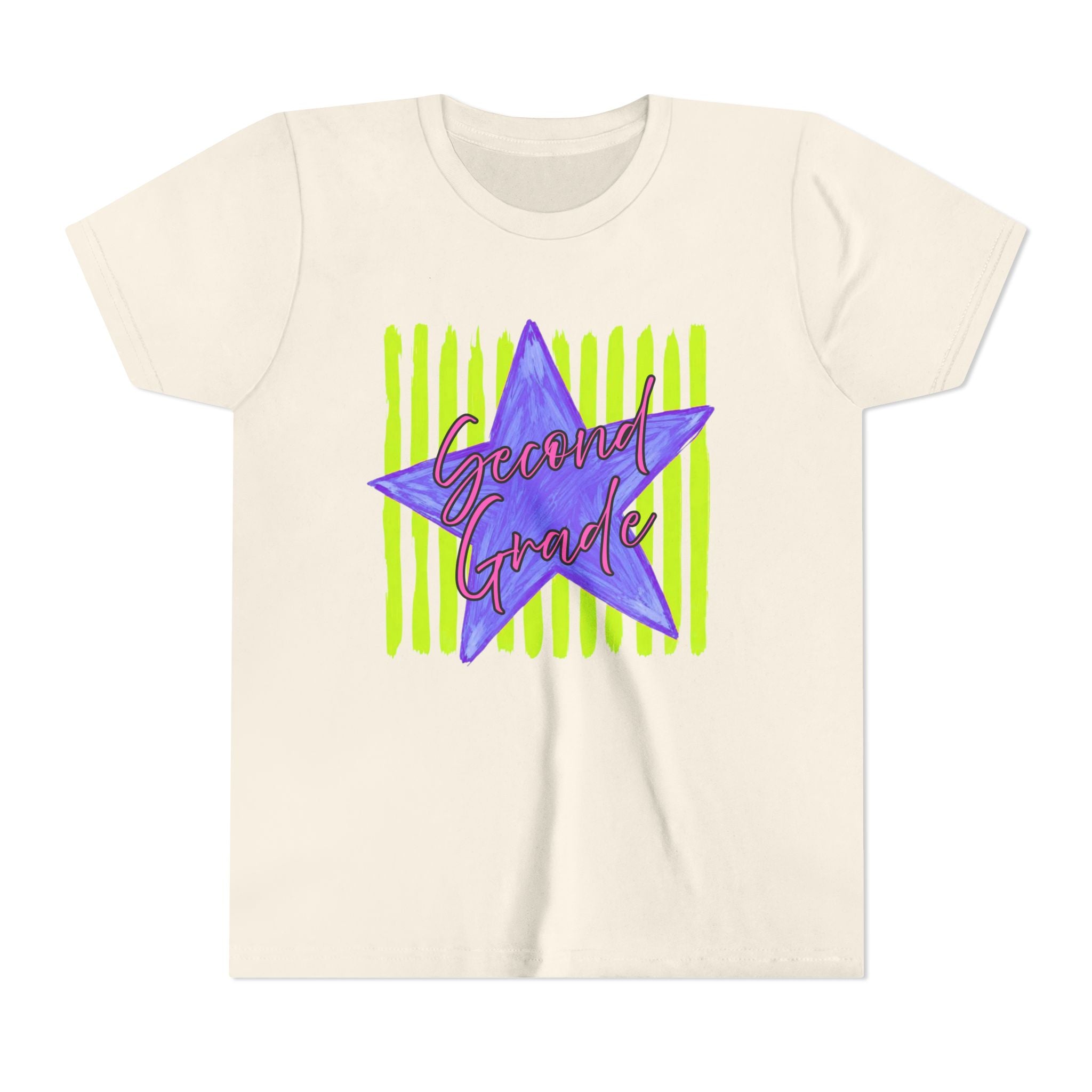 Second Grade Star Youth Tee — Back to School Kids' Shirt