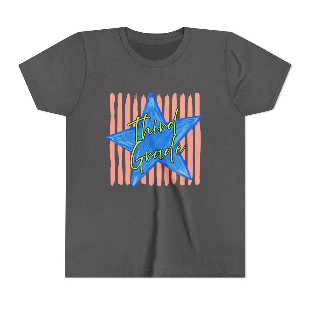 Third Grade Star Youth Tee — Back to School Kids' Shirt