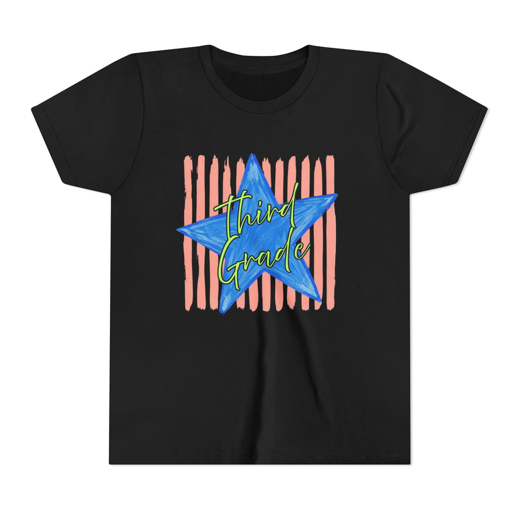Third Grade Star Youth Tee — Back to School Kids' Shirt
