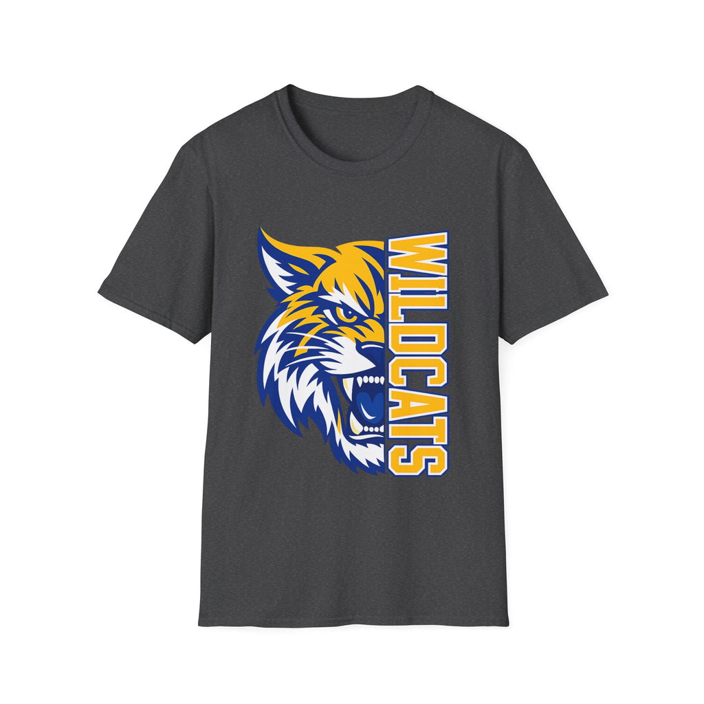 Adult Richwoods Wildcats In Your Face T-Shirt — Vintage School Mascot Tee