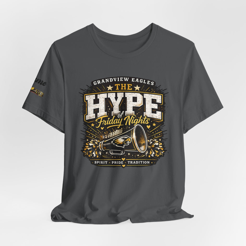 Grandview Eagles | The Hype of Friday Nights | Personalized Cheer Tee