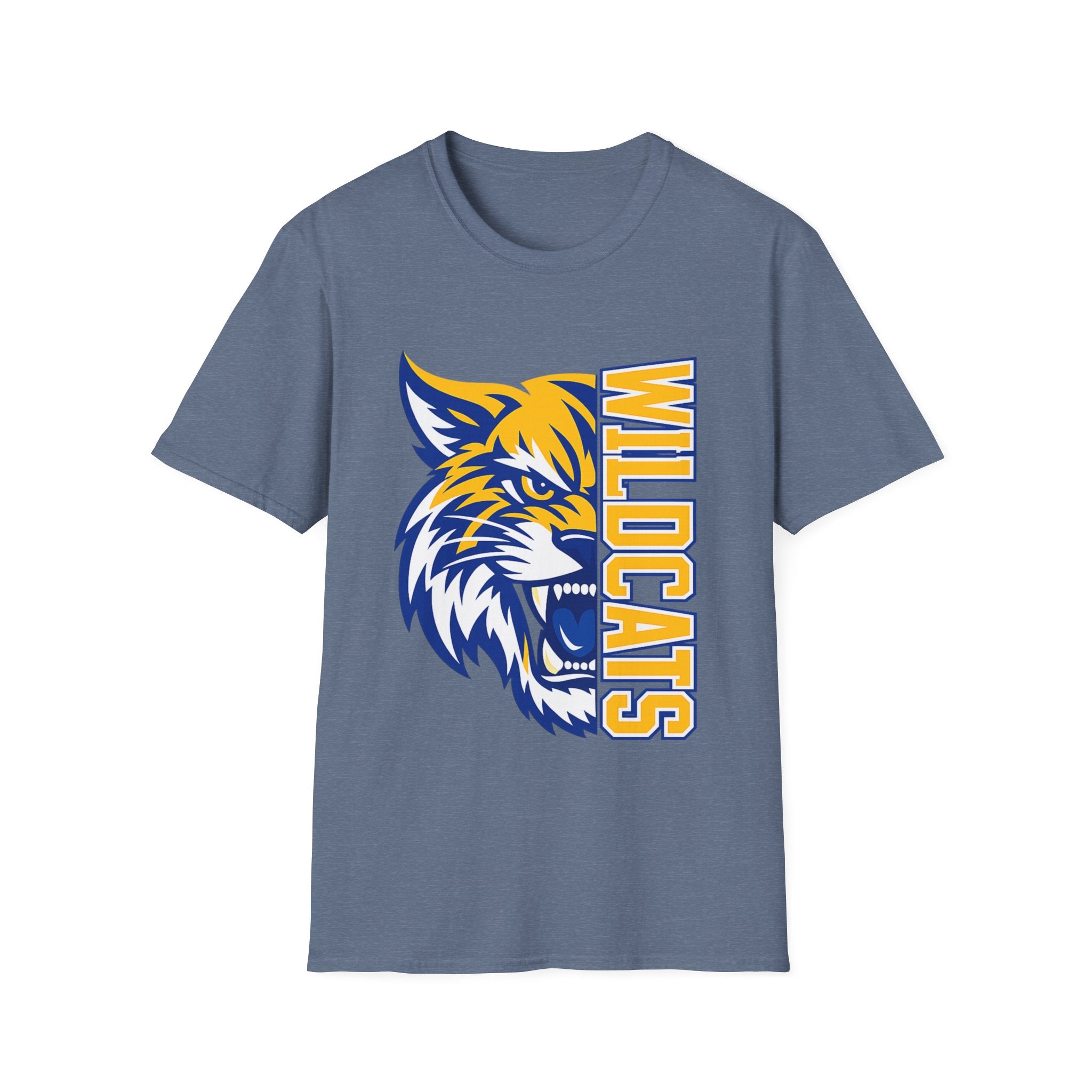 Adult Richwoods Wildcats In Your Face T-Shirt — Vintage School Mascot Tee
