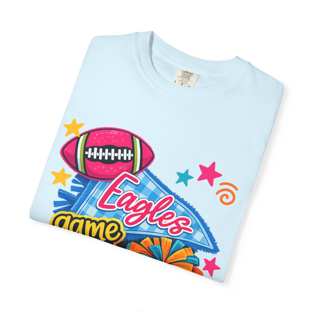 Adult Colorful Eagles Game Day T-Shirt — Football & Cheer Graphic Tee