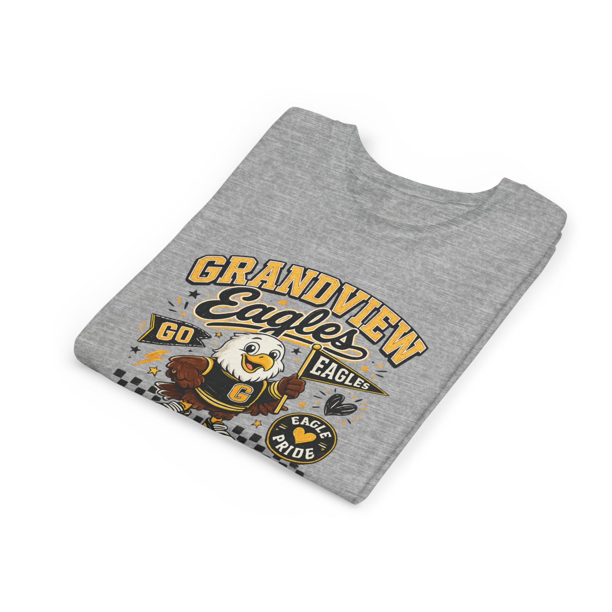 Grandview Eagles Youth T-Shirt — Go Eagles Mascot Tee