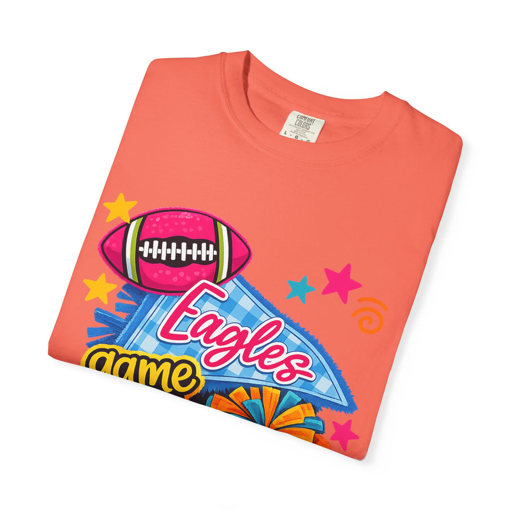Adult Colorful Eagles Game Day T-Shirt — Football & Cheer Graphic Tee