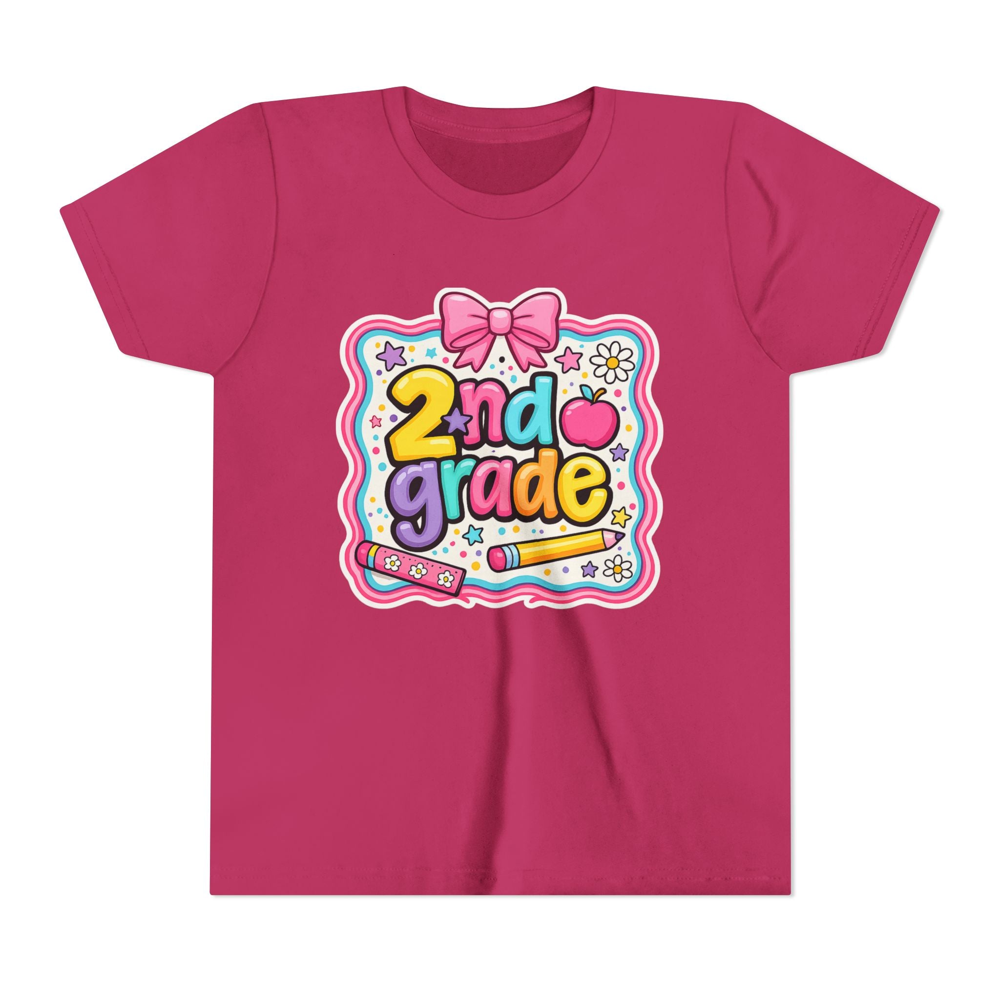 2nd Grade Cute Bow Kid's Tee