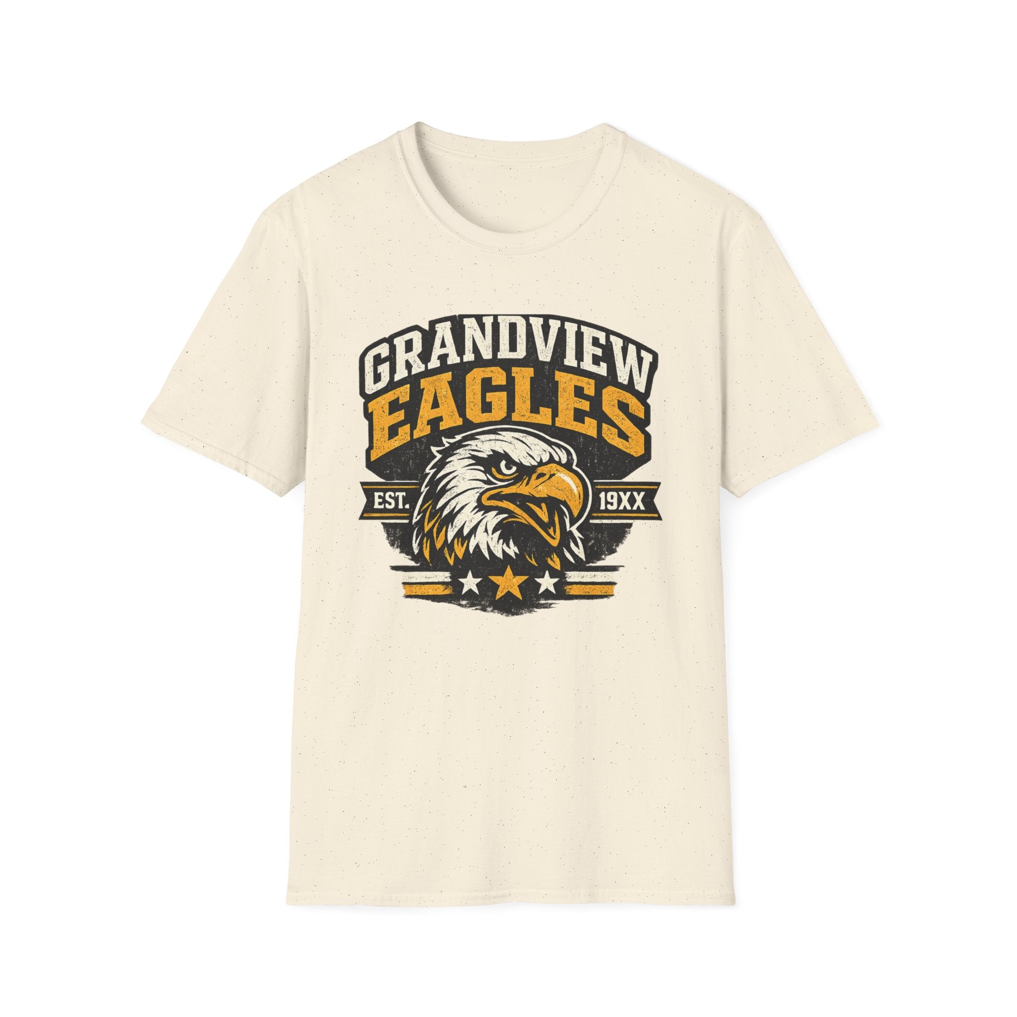 Adult Eagle Vintage School Mascot Tee