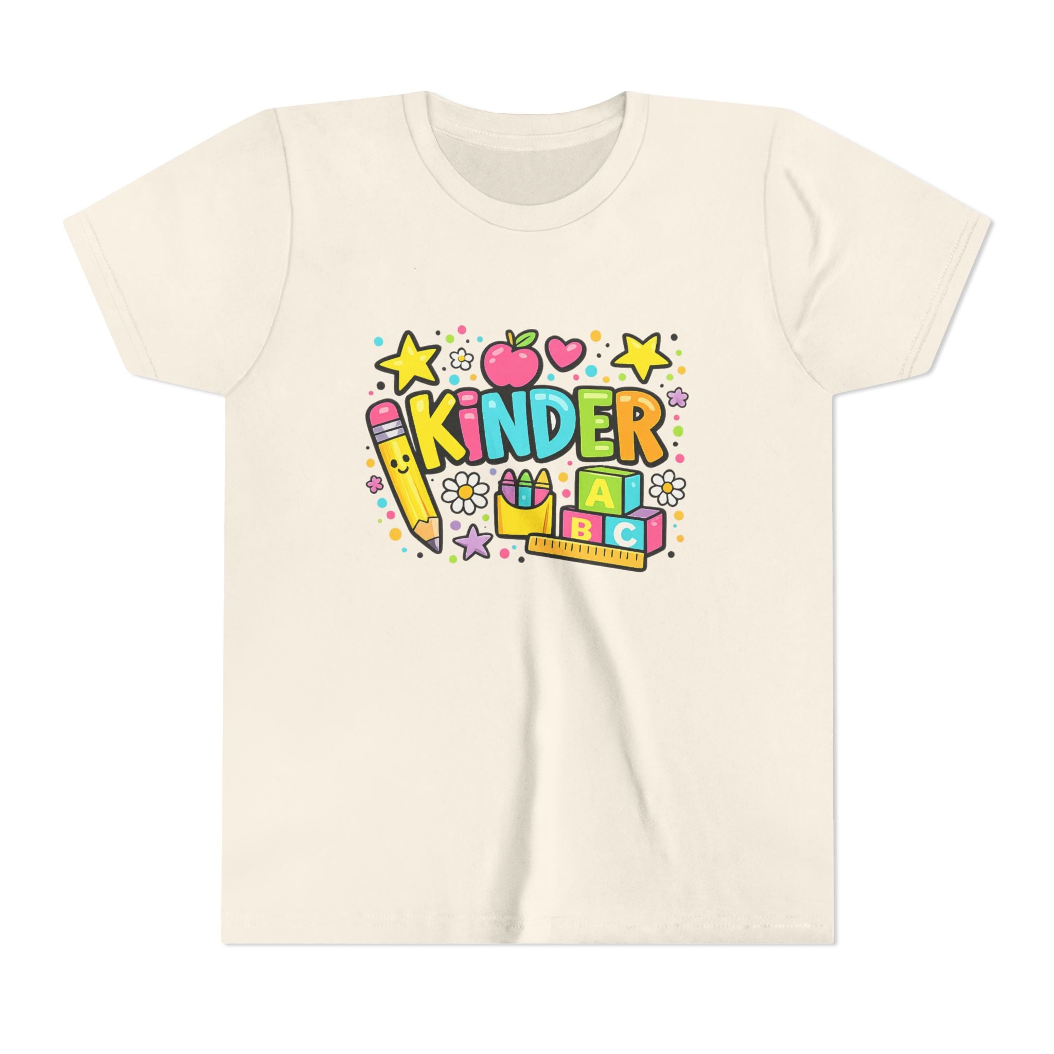 Youth Kindergarten Doodle Dot Grade Level Tee