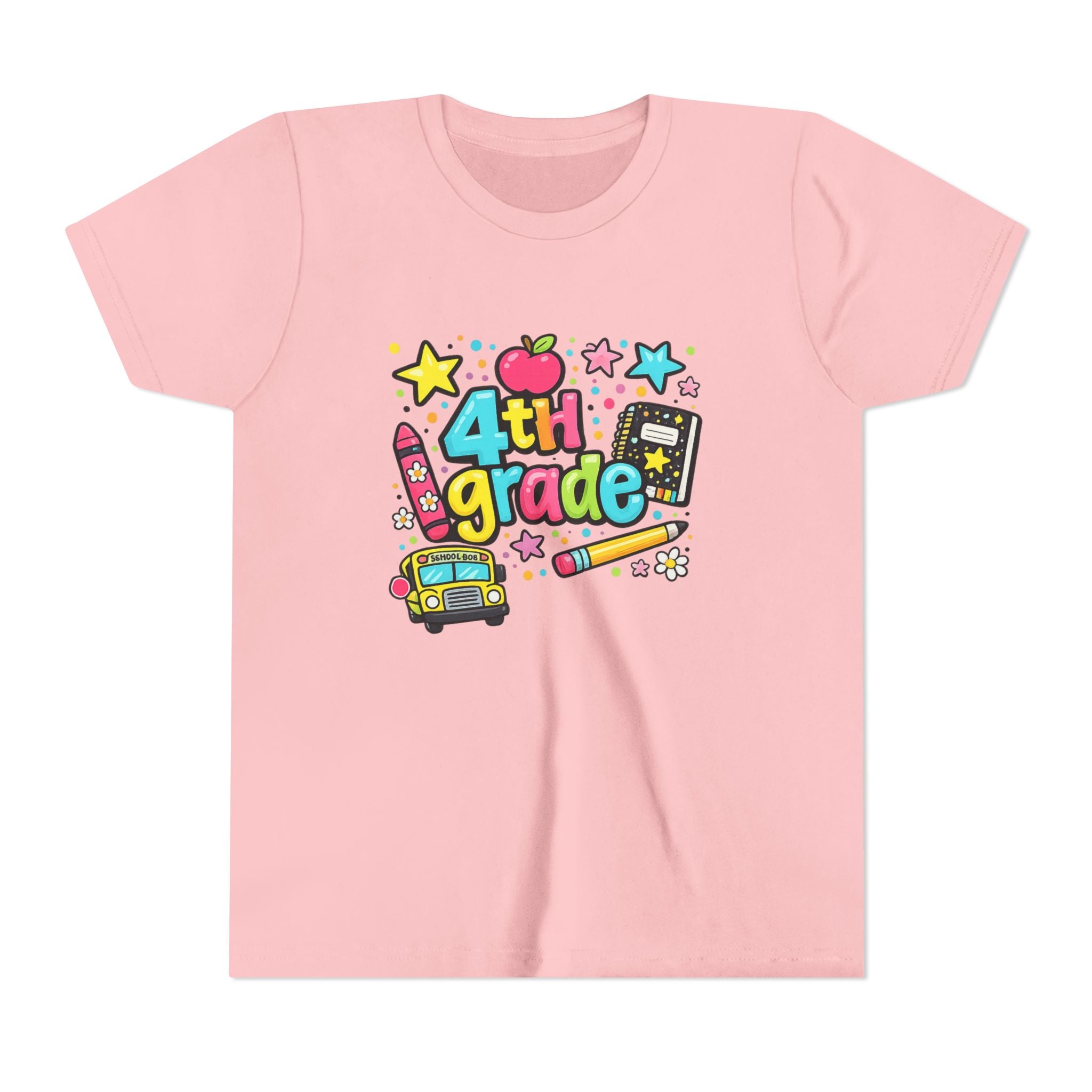 Youth 4th Grade Doodle Dot Grade Level Tee