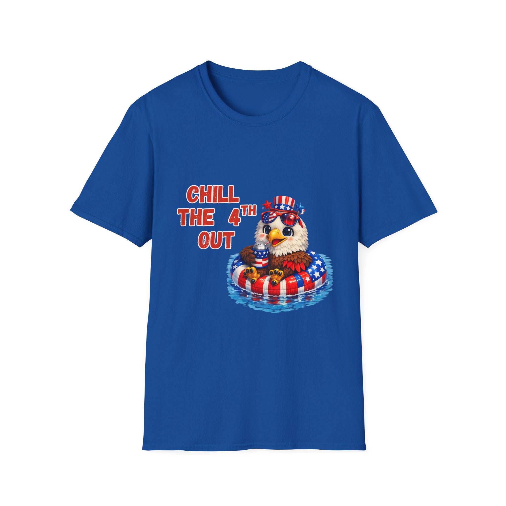 Chill the 4th Out Shirt – Funny Patriotic Eagle Tee – 4th of July Graphic T‑Shirt