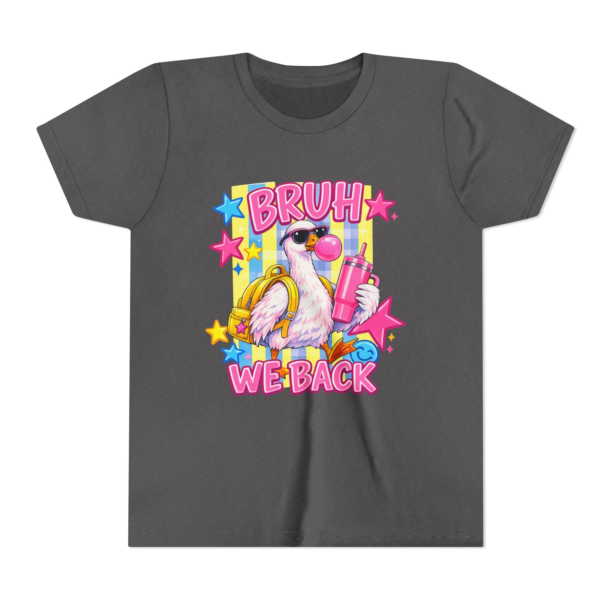 Youth Tee — 'Bruh We Back' Graphic Kids T-Shirt